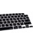 Rusça Klavye Koruyucu Macbook Air-Pro M1-M2-M3 (Touchıd'li) A2681 A3113 A2941 A3114 A2442 A2779 A2992 A2918 A2485 A2780 A2991 Us Enter ile Uyumlu Siyah 2