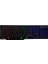 KB-188 Borealis Siyah USB Gökkuşağı Aydınlatmalı Q Gaming Oyuncu Klavyesi 3