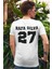 Rafa Silva Sırt Forma Baskılı Unisex Kadın Erkek Kısa Kollu Tişört T-Shirt 2