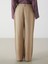 Yeni Sezon Standart Fit Poplin Kadin Pantolon - S5MO15Z8 4