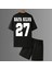 Rafa Silva Sırt Forma Baskılı Unisex Kadın Erkek Kısa Kollu Tişört T-Shirt Şort Takımı 1