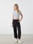 Yeni Sezon Beli Lastikli Duz Muslin Kadin Pantolon - S52601Z8 1