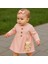 Pembe Fiyonklu Peluş Ayıcık Aksesuarlı Kız Bebek Elbise – 6/9/12 Ay 1