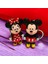Mickey Mouse Çift Anahtarlık ve Çanta Aksesuarı 2'li 3