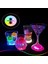 Büro Ev Ofis Etkinik Süsleri Için 6cm 3mod LED Işıklı Yapışkanlı Glow Bardak Altı Aparatı 1