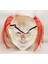 Büro Ev Ofis Etkinlik Kostümü Için Kızıl Saçlı Joker Stil Palyaço Maskesi 3