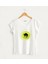 Boğa Burcu V Yaka Beyaz Tasarım Kadın T-Shirt 1