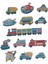 Araçlar Vehicles / 13 Adet Puzzle Yapboz Puzzle / 82 Parça Okul Öncesi Zeka Geliştirici Oyuncak 1