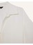 Yeni Sezon Cropped Fit Gömlek Yaka Keten Görünümlü Kısa Kollu Bluz 2