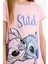 Yeni Sezon Kız Çocuk Disney Lilo & Stitch Kısa Kollu Elbise 4