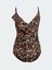 Yeni Sezon Leoparli Cikarilabilir Pedli Kadin Mayo - S54224Z8 1