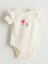 Yeni Sezon Organik Kumas Cicekli Kiz Bebek Citcitli Body ve Tayt 2'li - S5HL48Z1 2