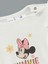 Yeni Sezon Minnie Mouse Baskili Kiz Bebek Body Tayt ve Sac Bandi 3'lu Takim - S5BQ30Z1 4