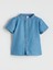 Yeni Sezon Basic Erkek Bebek Jean Gomlek ve Sort 2'li - S5O716Z1 2