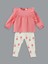 Yeni Sezon Bisiklet Yaka Cicekli Kiz Bebek Bluz ve Tayt 2'li - S51267Z1 1