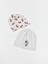 Yeni Sezon Minnie Mouse Baskili Kiz Bebek Bere 2'li - S56393Z1 1