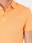 Erkek Turuncu Polo Yaka Slim Fit Basic Merserize T-shirt 50265364-VR181 7