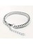 Çelik Bileklik Sık Örgü Zincir Model Titanyum 0.6 mm Genişlik 19 cm Gümüş Silver 1