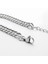 Çelik Bileklik Sık Örgü Zincir Model Titanyum 0.6 mm Genişlik 19 cm Gümüş Silver 3