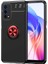 Oppo A55 4g Kılıf Siyah-Kırmızı Draco Yüzüklü Silikon Orijinal Esnek Ince Geliştirilmiş Dayanıklı Darbe Karşıtı Koruyucu Yeni Nesil Tasarım (Oppo A55 4g, Siyah-Kırmızı) 1