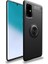 Samsung Galaxy A71 Kılıf Siyah-Siyah Draco Yüzüklü Silikon Orijinal Esnek Ince Geliştirilmiş Dayanıklı Darbe Karşıtı Koruyucu Yeni Nesil Tasarım (Samsung Galaxy A71, Siyah-Siyah) 1