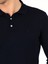 Erkek Lacivert Slim Fit Polo Yaka Basic Triko Kazak 50257266-VR033 7
