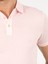 Erkek Pembe Polo Yaka Slim Fit Basic Merserize T-shirt 50265364-VR050 7