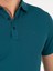Erkek Zümrüt Polo Yaka Slim Fit Basic Merserize T-shirt 50265364-VR055 7