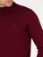 Erkek Bordo Regular Fit Yarım Balıkçı Basic Triko Kazak 50257265-VR014 14