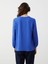 Yeni Sezon Baglamali Yaka Dokulu Oversize Kadin Bluz - S5FR12Z8 4