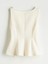 Yeni Sezon Kayik Yaka Peplum Bluz - S5OR45Z8 5