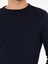Erkek Lacivert Slim Fit Pamuk Karışımlı Bisiklet Yaka Basic Triko Kazak 50257379-VR033 7