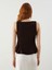 Yeni Sezon Kare Yaka Peplum Bluz - S5PA86Z8 4