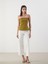 Yeni Sezon Straplez Yaka Peplum Bluz - S5PA96Z8 2
