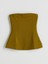 Yeni Sezon Straplez Yaka Peplum Bluz - S5PA96Z8 5