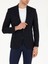 Erkek Lacivert Slim Fit Yün Karışımlı Ceket 50264771-VR033 11