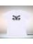Yuvarlaka Yaka %100 Geyik Baskılı Siyah Erkek T-Shirt 1