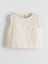 Yeni Sezon Bisiklet Yaka Kiz Cocuk Crop Bluz - S5ER92Z4 3