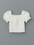 Yeni Sezon Kare Yaka Kiz Cocuk Crop Bluz - S5DM56Z4 2
