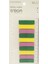 Şeffaf Renkli Postit Post-It Post It. Kitap Ayracı Ayraç Postit Sticker Not Kağıdı 200 Yaprak 1