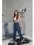 Arkadan Tokalı Jeans Pantolon 5