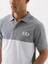 Erkek Gri Gap Logo Colorblock Pique Polo Yaka T-Shirt 3