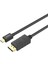 Unıtek Mını Dısplayport To Dısplayport Kablo 3mt 4K&60Hz (Y-C612BK) 1
