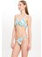 Çok Renkli Dokulu Geniş Üçgen Bikini Takımı 25SW002ST 2