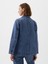 Kadın Mavi Denim Blazer 5
