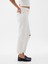 Kadın Beyaz High Rise Cheeky Straight Jean Pantolon 7