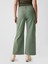 Kadın Yeşil High Rise Stride Wide-Leg Kargo Ankle Jean Pantolon 6