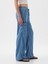 Kadın Mavi High Rise Pull-On Kargo Jean Pantolon 7
