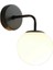 Ryslight Siyah Modern Opal Camlı Dekoratif Rustik Duvar Aplik 1