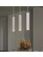 Mylights Beyaz Ada Üstü LED Avize Os-Ram Ledli 3000K Üçlü LED Avize 1